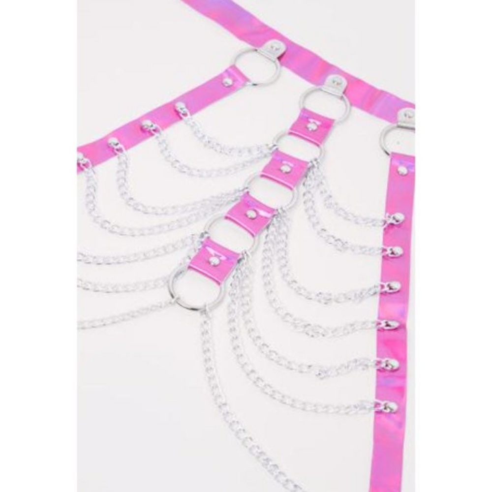 Pretty In Pink Metallic Harness - Picture 3 of 8